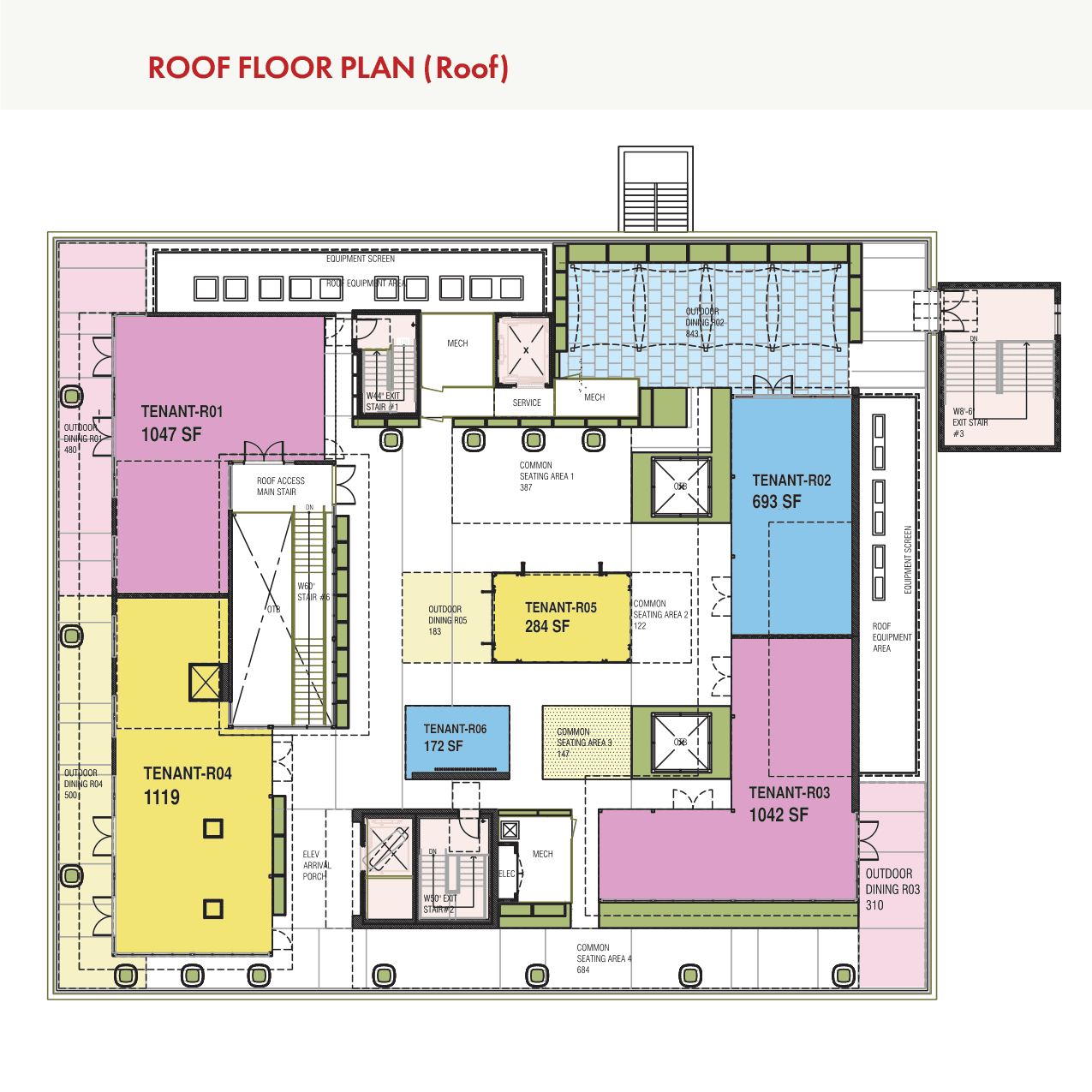 Roof floor plan